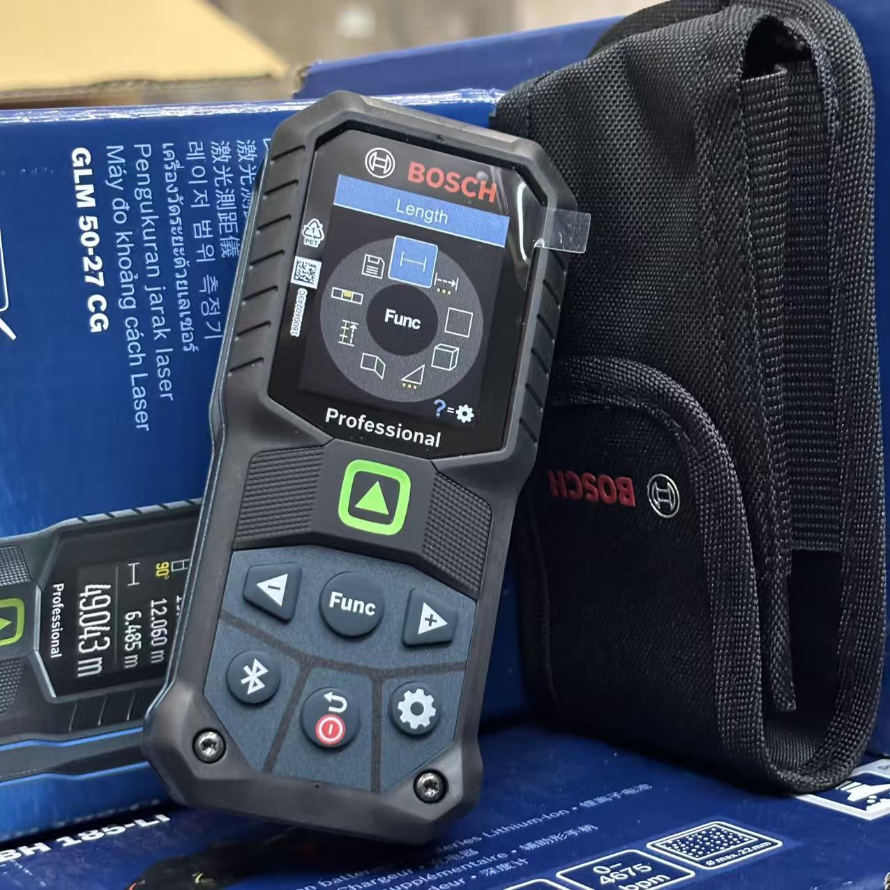 Laser Distance Measure - Bosch Green Laser Measure GLM 50-27