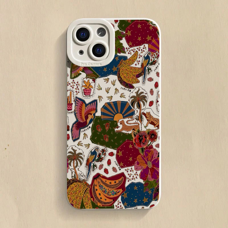 Floral Leopard Eyes Phone Case - đánh giá và giá Samsung Galaxy S25