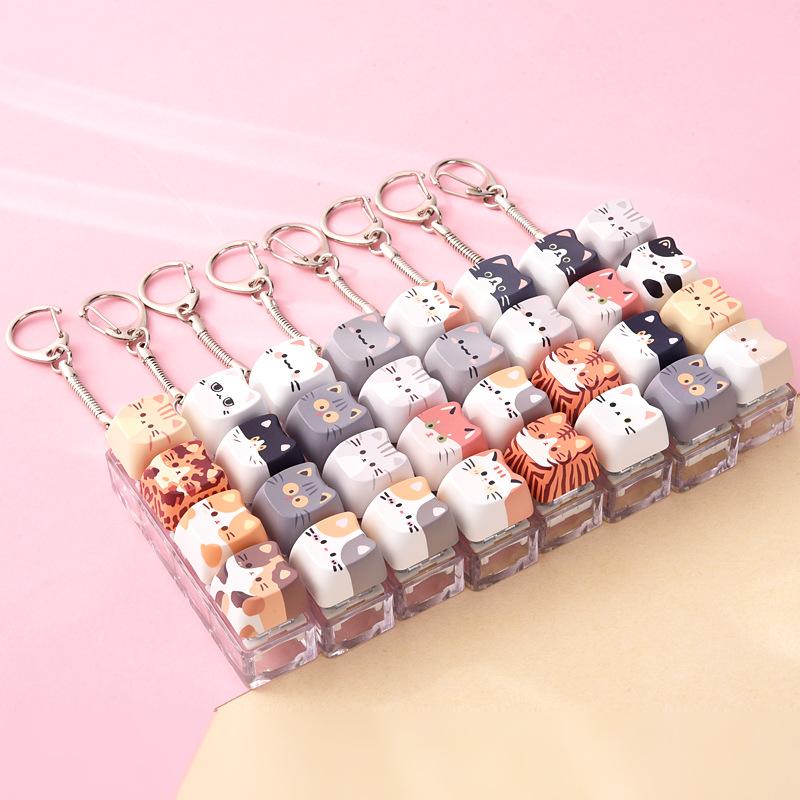 1Pcs Cute Cat Keycap Fidget Ke - đánh giá và giá Electronics Latest Gadgets
