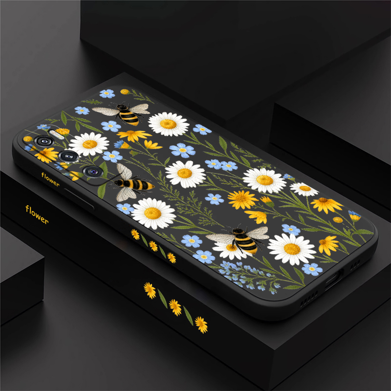 Cute Bee Floral Pattern Case F - đánh giá và giá Vivo V40