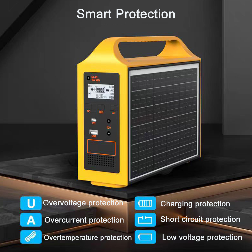 100W LiFePO4 Portable Power St - đánh giá và giá Solar Powered Charger
