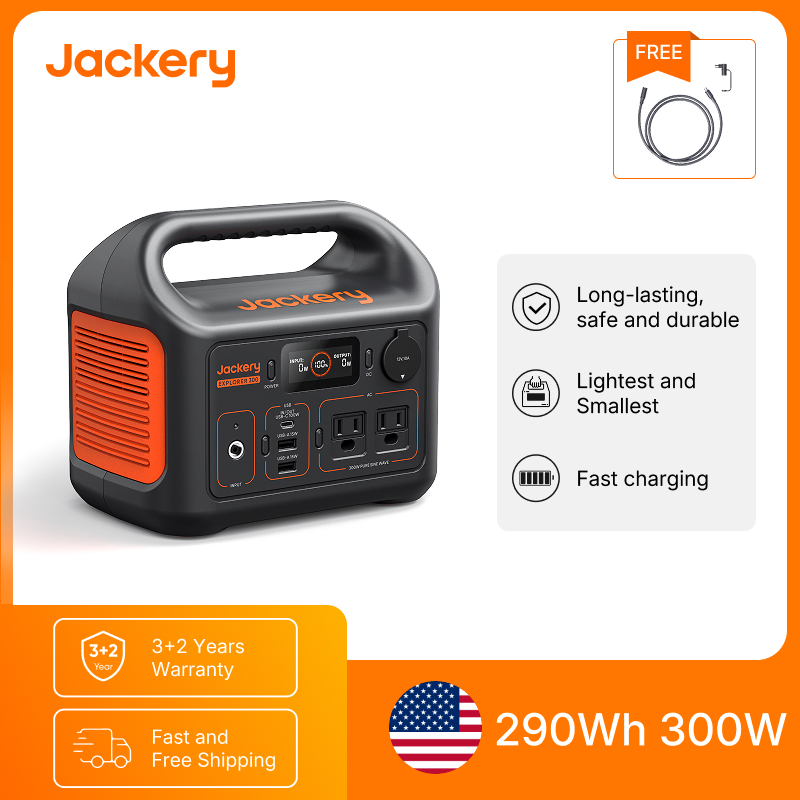 Jackery Portable Power Station - đánh giá và giá Solar Powered Charger