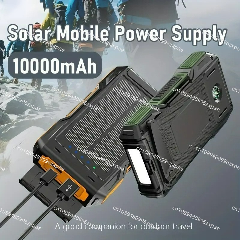 Solar Power Bank 10000mAh Hand - đánh giá và giá Solar Powered Charger