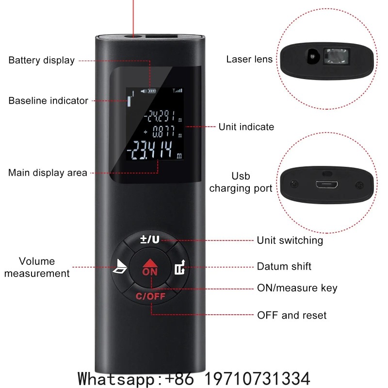 40M/60M Mini Smart Laser Dista - đánh giá và giá Laser Distance Measure