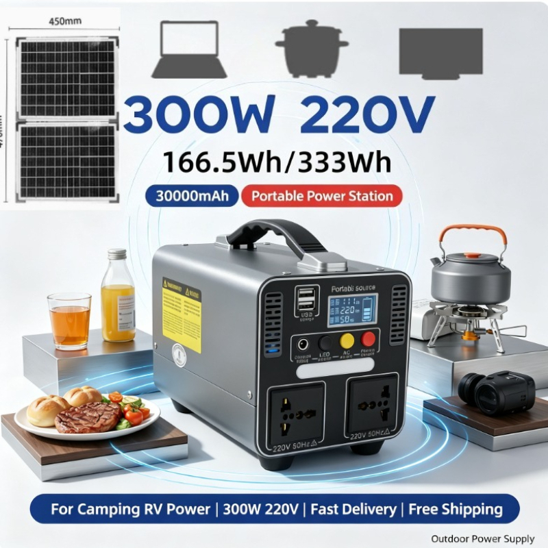 300W 333Wh Portable Power Stat - đánh giá và giá Solar Powered Charger